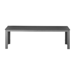 Bolero Valletta Grey Slatted Benches (2 Pack)