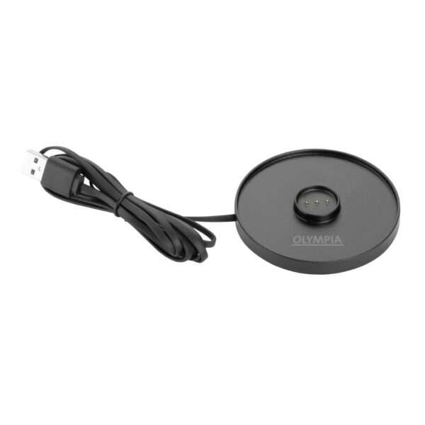 Olympia Siena Table Lamp Round Dome Black 200mm