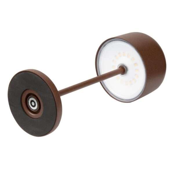 Olympia Siena Table Lamp Round Dome Chestnut 200mm