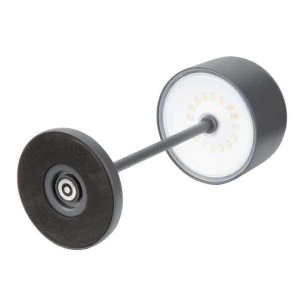 Olympia Siena Table Lamp Round Dome Grey 200mm