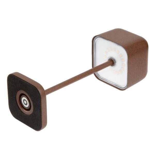 Olympia Lucca Table Lamp Squared Dome Chestnut 200mm