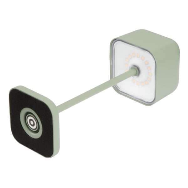 Olympia Lucca Table Lamp Squared Dome Sage 200mm