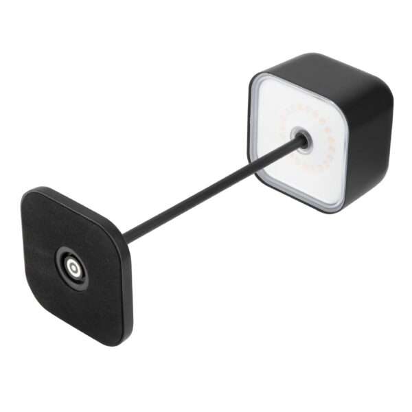 Olympia Lucca Table Lamp Squared Dome Black 300mm