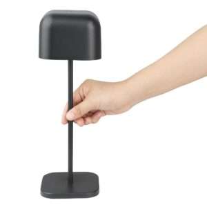 Olympia Lucca Table Lamp Squared Dome Black 300mm