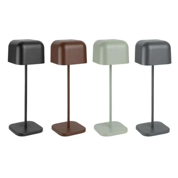 Olympia Lucca Table Lamp Squared Dome Chestnut 300mm