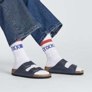 Birkenstock Cotton Tennis Sock White Size 10.5-12
