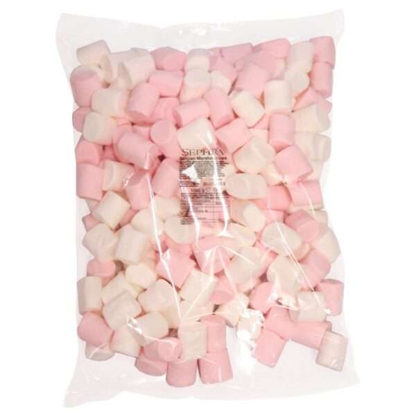 Sephra Pink & White Halal Marshmallows – 1kg