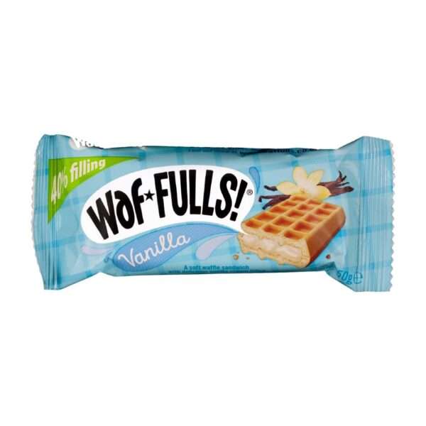 Waffuls! Waffles – Vanilla 50g (Pack of 12)