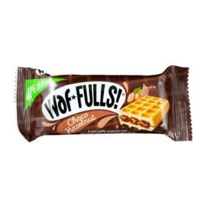 Waffulls! Waffles – Cocoa & Hazelnut Cream 50g (Pack of 12)