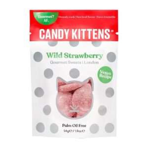 Candy Kittens Pop Bags – Wild Strawberry 54g (Pack of 12)