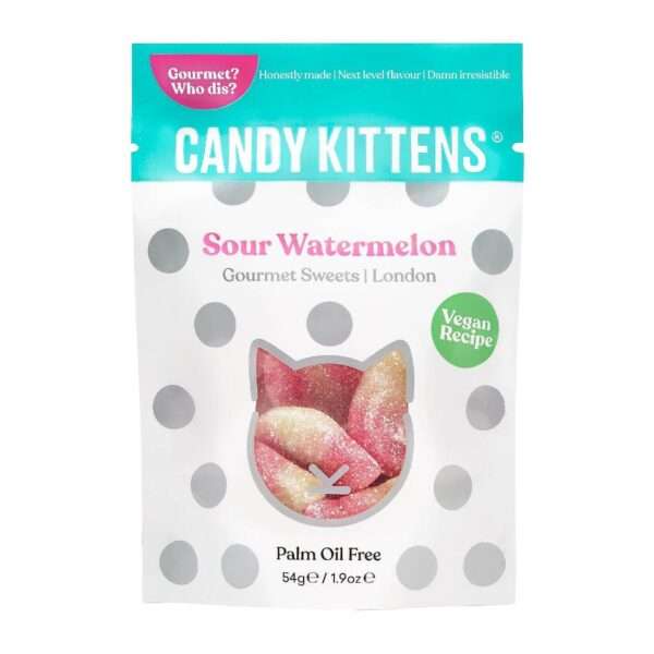 Candy Kittens Pop Bags – Sour Watermelon 54g (Pack of 12)