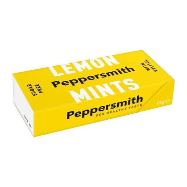 Peppersmith Mints – Lemon 15g (Pack of 12)