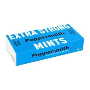 Peppersmith Mints – Extra Strong 15g (Pack of 12)