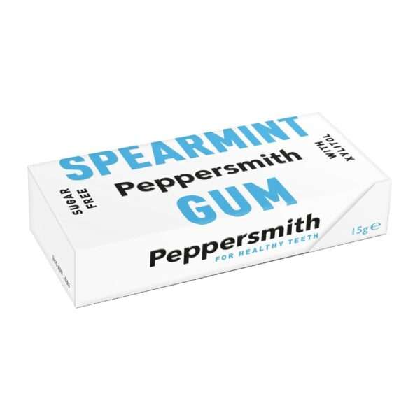 Peppersmith Gum – Spearmint 15g (Pack of 12)