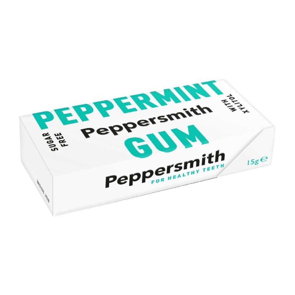 Peppersmith Gum – Peppermint 15g (Pack of 12)