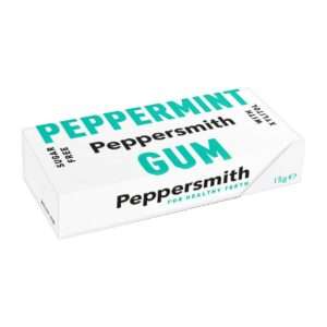 Peppersmith Gum – Peppermint 15g (Pack of 12)