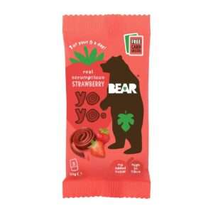 BEAR Yoyos – Strawberry 20g (Pack of 18)