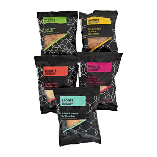 Bronte Luxury Mini Packs Assorted Biscuits 5 Varieties 30g (100 Pack)