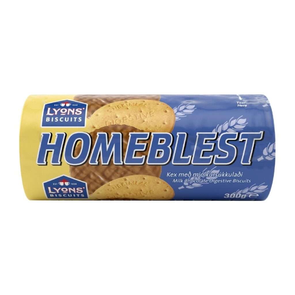 Lyons’ Homeblest Milk Chocolate Digestives 300g (24 Pack)