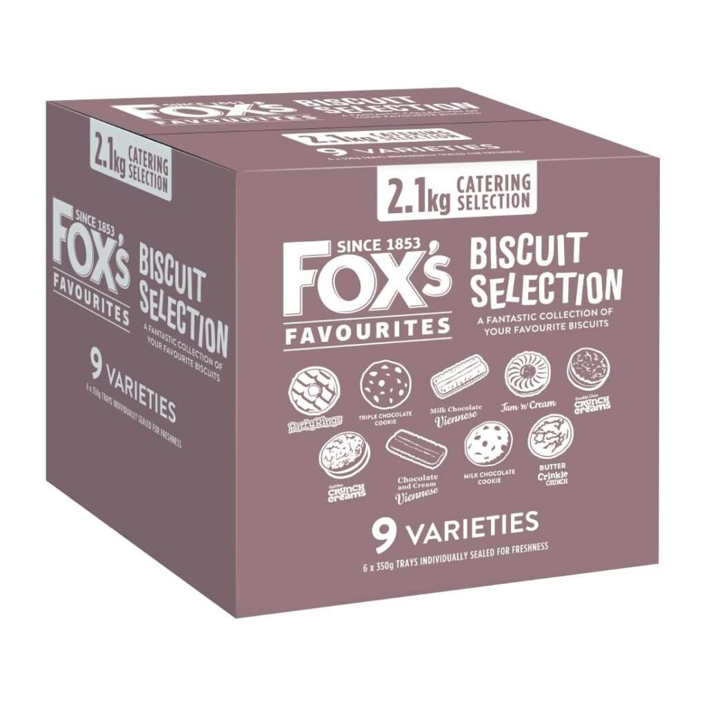 Fox’s Favourites Catering Biscuit Assortment 350g (6 Pack)
