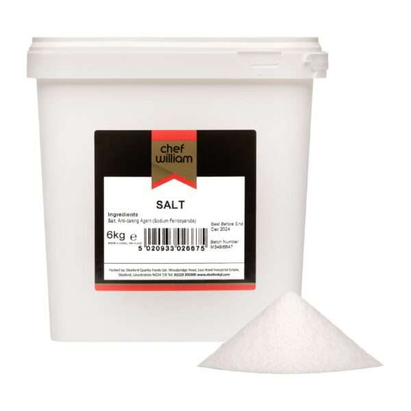 Chef William Table Salt 6kg