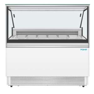 Polar U-Series 6 Pan Ice Cream Serve Over Cabinet Freezer