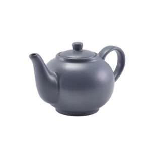 GenWare Porcelain Matt Grey Teapot 45cl/ 15.75oz 1 TH 393945MG