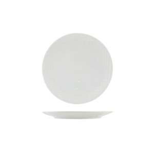 Incise Porcelain Lavara Coupe Plate 23cm