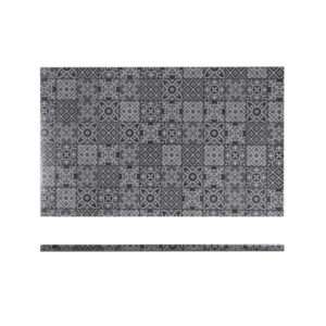 Black Marrakesh Melamine GN 1/1 Slab 53 x 32.5cm