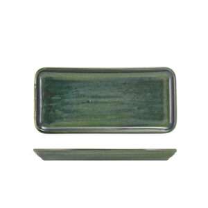 Terra Porcelain Aqua Green Narrow Rectangular Platter 27 x 12.5cm 1 TH NR PAG27