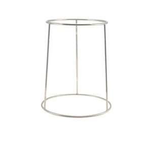 GenWare Silver Anti-Slip Round Buffet Riser 30cm