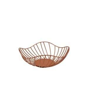 GenWare Lotus Leaf Copper Wire Basket 28.5 x 10cm