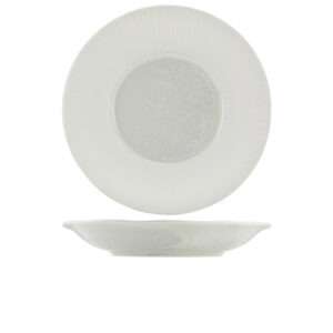 Incise Porcelain Lucine Deep Winged Plate 30cm