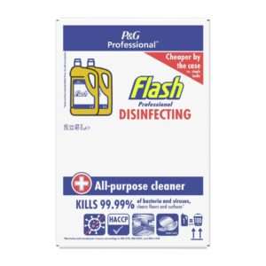 Flash Professional Disinfecting All-Purpose Cleaner Concentrate Lemon (Pack of 2 x 5Ltr) 4 dx547 npi24 3