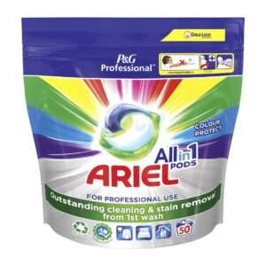 Ariel Professional All-In-1 Pods Washing Liquid Laundry Detergent Colour (100 pack)