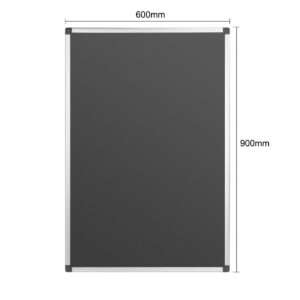 Olympia Black Magnetic Board 600x900mm 4 hs807 ctg 4