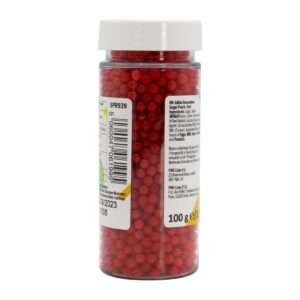 PME Sugar Pearls 100g - Red 4 hu209 npi24 8