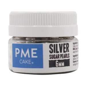PME Silver Sugar Pearls 6mm