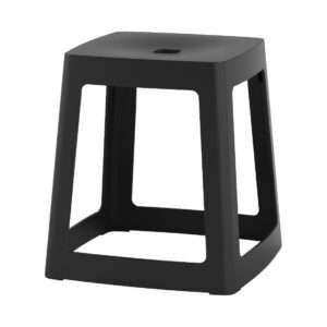 Origin Base Stool Traffic Black 400x400x440mm (Pack of 2) 3 hx777 npi24 2