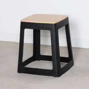 Origin Base Stool Traffic Black 400x400x440mm (Pack of 2) 5 hx777 npi24 4