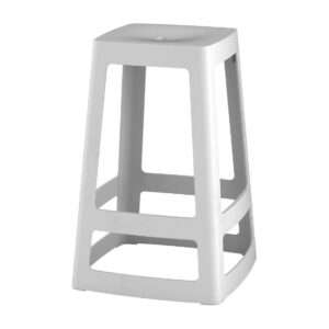Origin Base Mid Stool Light Grey 430x430x560mm (Pack of 2) 3 hx783 npi24 12