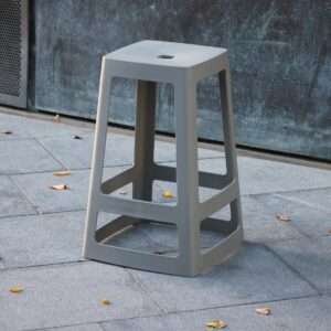 Origin Base Mid Stool Light Grey 430x430x560mm (Pack of 2) 5 hx783 npi24 15