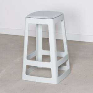 Origin Base Mid Stool Light Grey 430x430x560mm (Pack of 2) 7 hx783 npi24 3