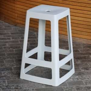 Origin Base Mid Stool Light Grey 430x430x560mm (Pack of 2) 9 hx783 npi24 5