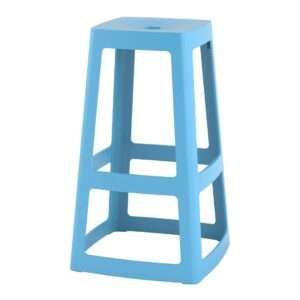 Origin Base High Stool Pastel Blue 450x450x750mm (Pack of 2) 3 hx789 npi24 3