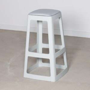 Origin Base High Stool Light Grey 450x450x750mm (Pack of 2) 11 hx791 npi24 9