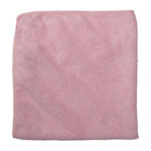 Rubbermaid Economy Microfibre Cloth Pink 400x400mm (24 pack)