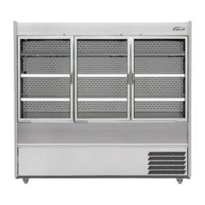 Williams Slimline Gem Multideck Fridge Stainless with Hinged Front Door R180-SCD-HFD