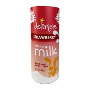 Delamere Dairy Strawberry Flavour Milk 235ml CartoCan (12 pack)