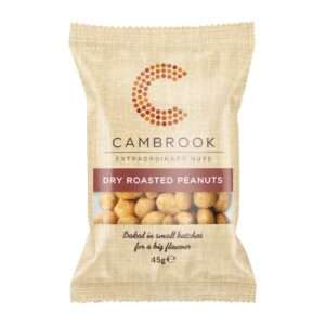 Cambrook Dry Roasted Peanuts Snack Pack 45g (24 Pack)